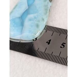 Larimer freeform large  cabochon 55x33mmWt 18.4 grams